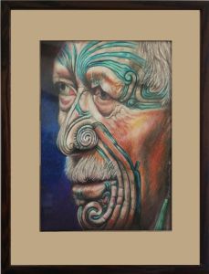 Te Moko study (Goldie)